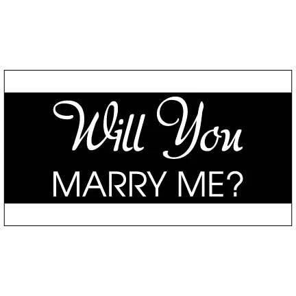 Will you Marry Me Proposal Vinyl Banner - Image 2