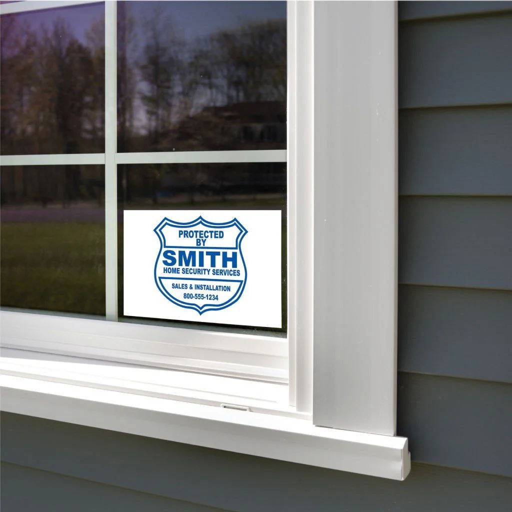 Protected by Smith Home Security Services Sign or Sticker - Image 6