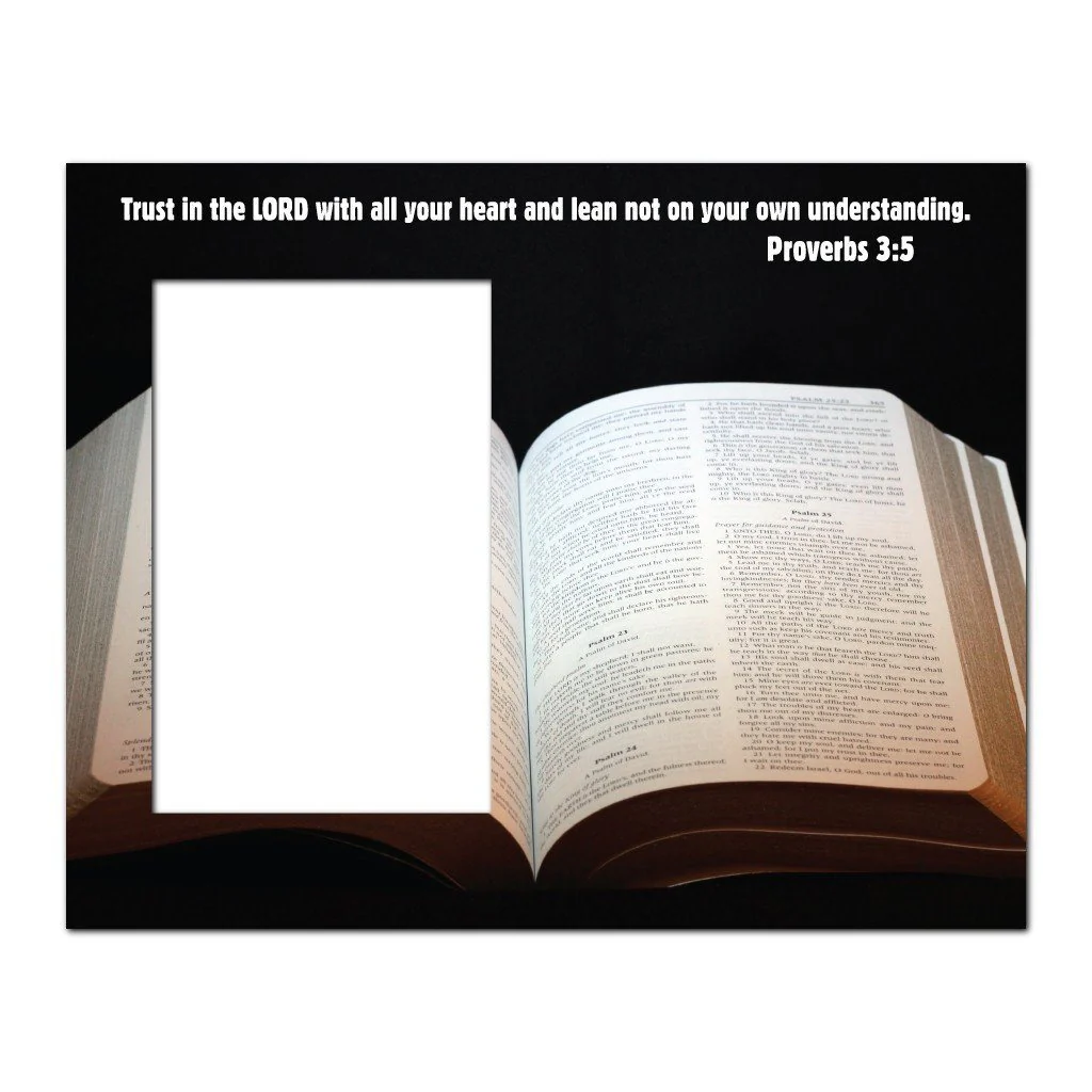 Proverbs 3:5 Decorative Picture Frame - Image 2