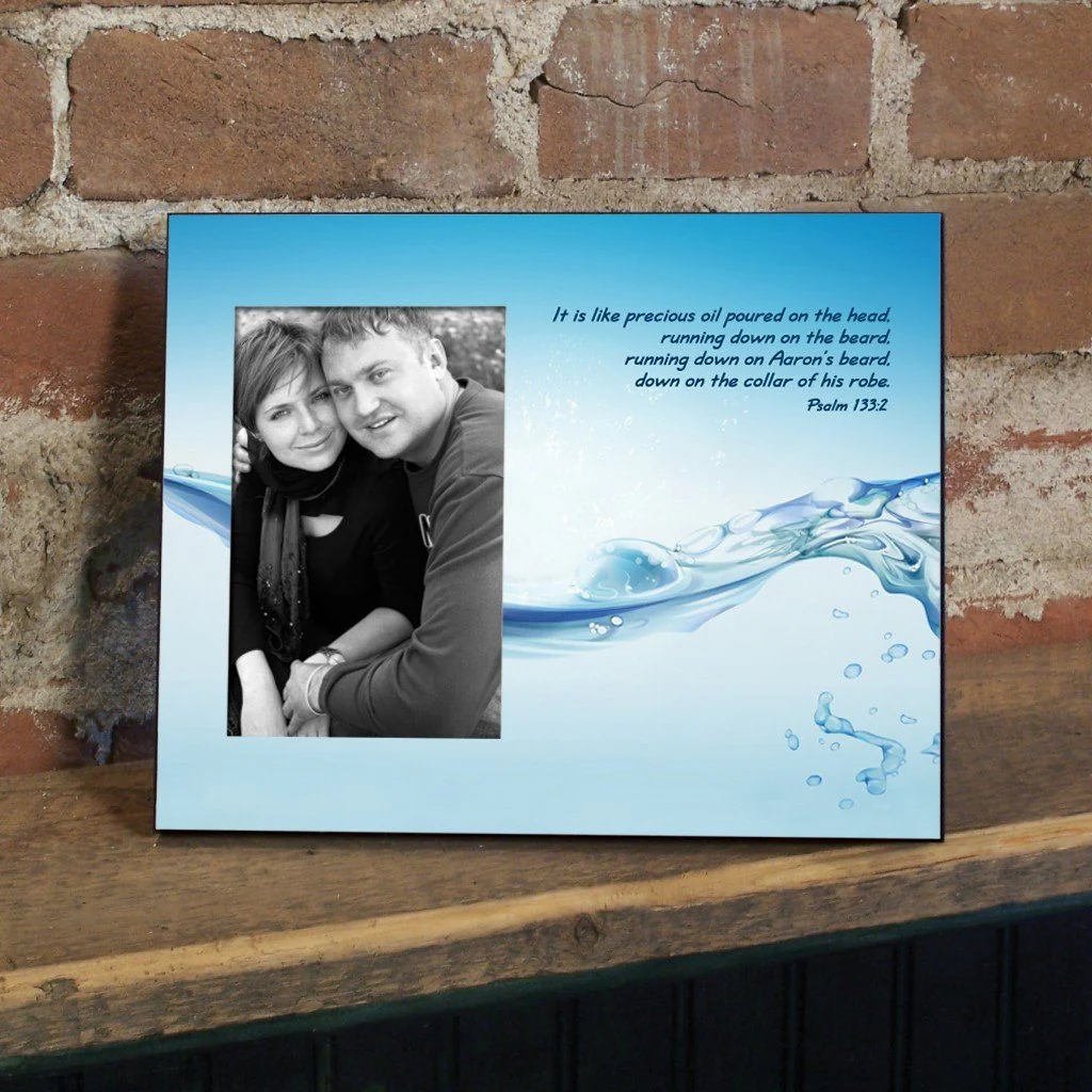 Psalm 133:2 Decorative Picture Frame