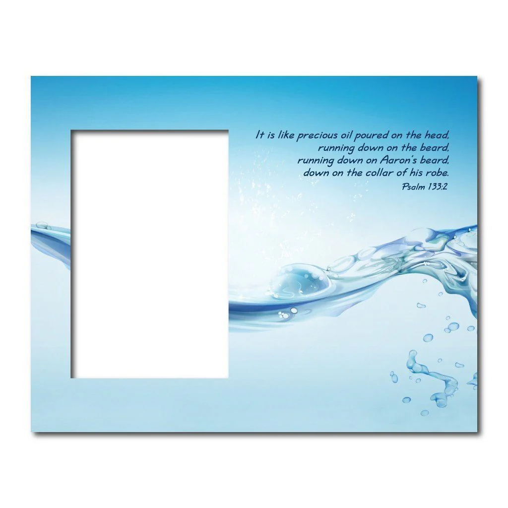Psalm 133:2 Decorative Picture Frame - Image 2