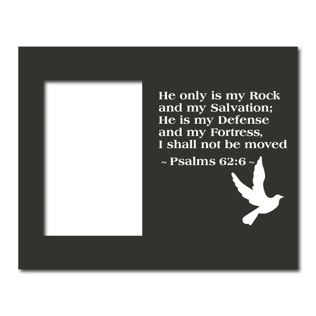 Psalm 62:6 Decorative Picture Frame - Image 2