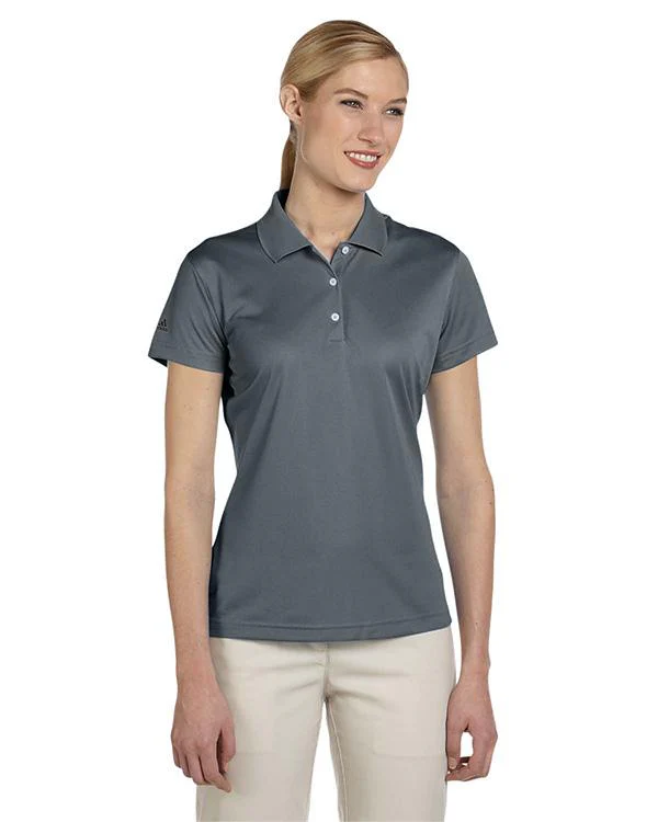 QCR Ladies' adidas Golf Climalite® Mesh Polo - Image 2