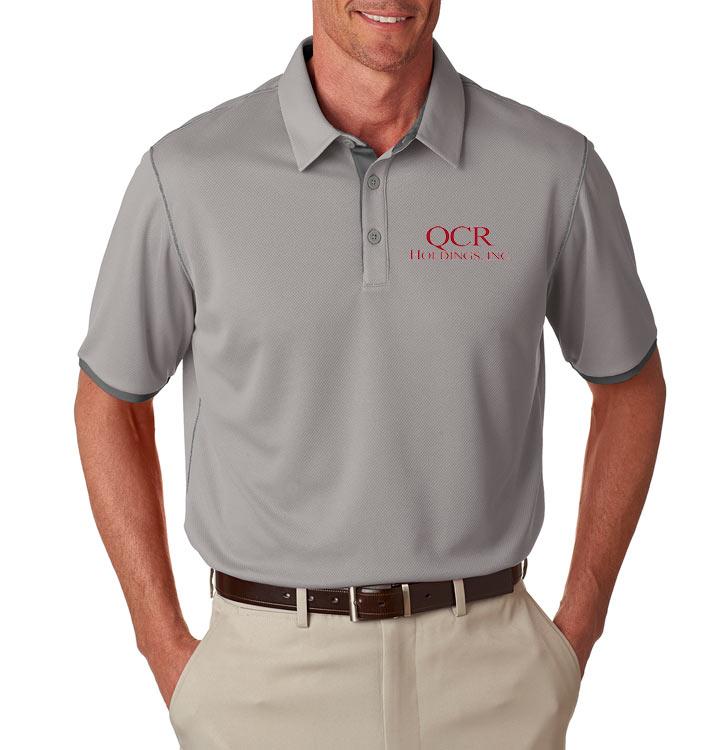 QCR Men's adidas Golf climacool® Mesh Color Hit Polo