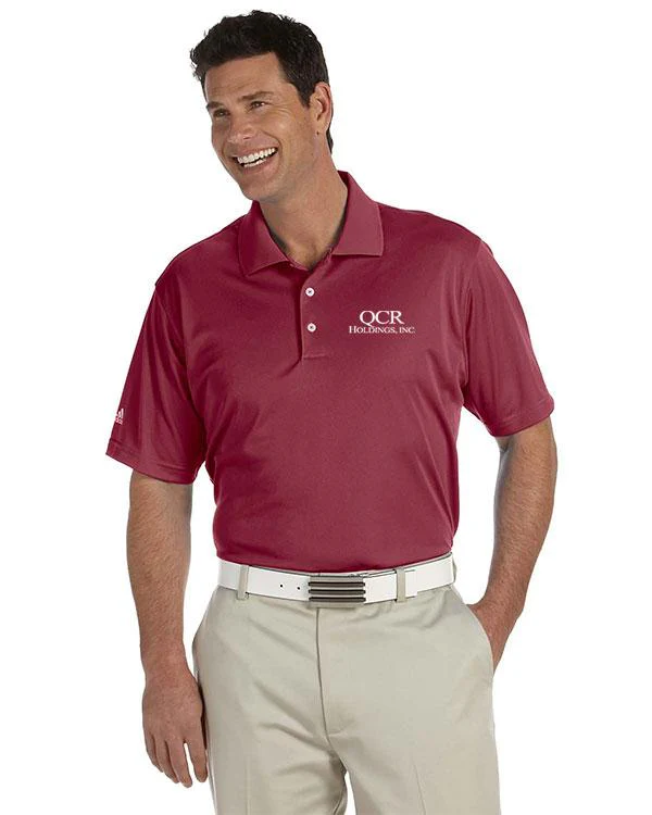 QCR Men's adidas Golf climalite® Short Sleeve Polo