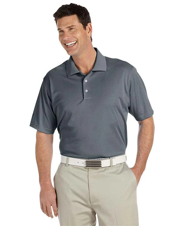 QCR Men's adidas Golf climalite® Short Sleeve Polo - Image 4