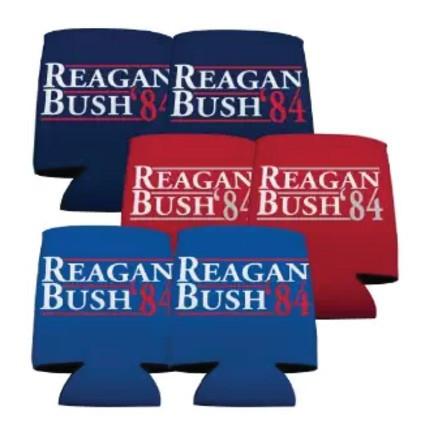 Reagan and Bush '84 Can Cooler Pack