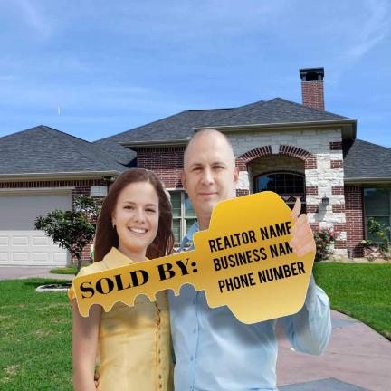 Sold by Custom Real Estate Signs Photo Props