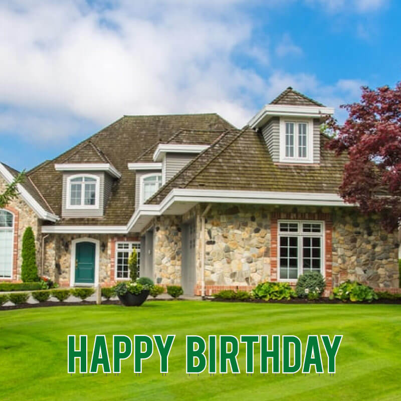 18" Bebas Solid Color Happy Birthday Yard Letters - 13 pc set - Image 5