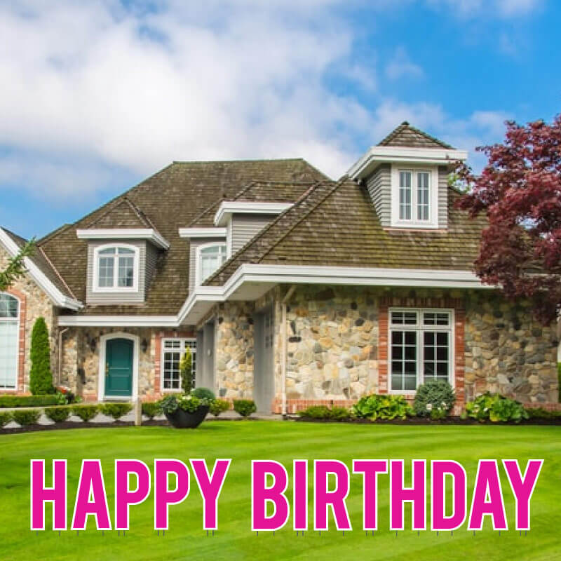 22.75" Bebas Solid Color Happy Birthday Yard Letters - 13 pc set - Image 11