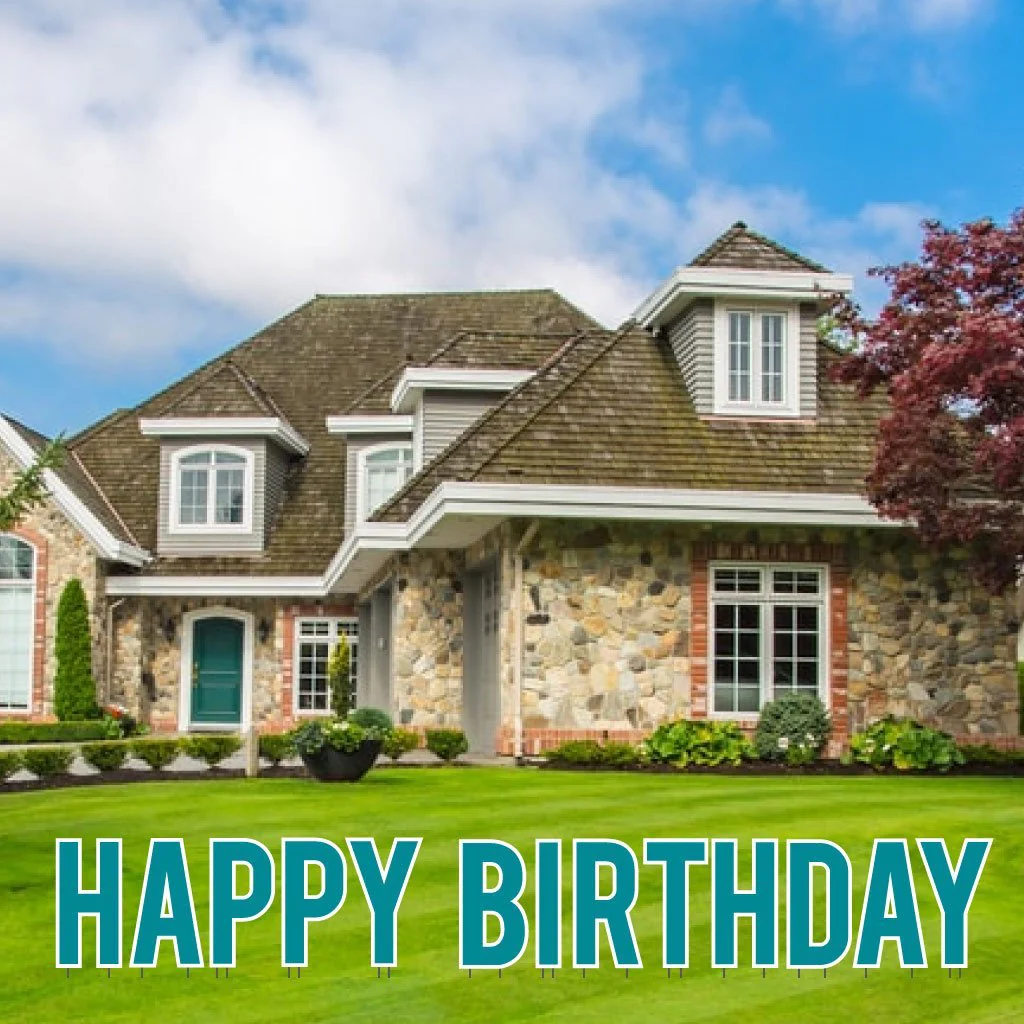 22.75" Bebas Solid Color Happy Birthday Yard Letters - 13 pc set - Image 12