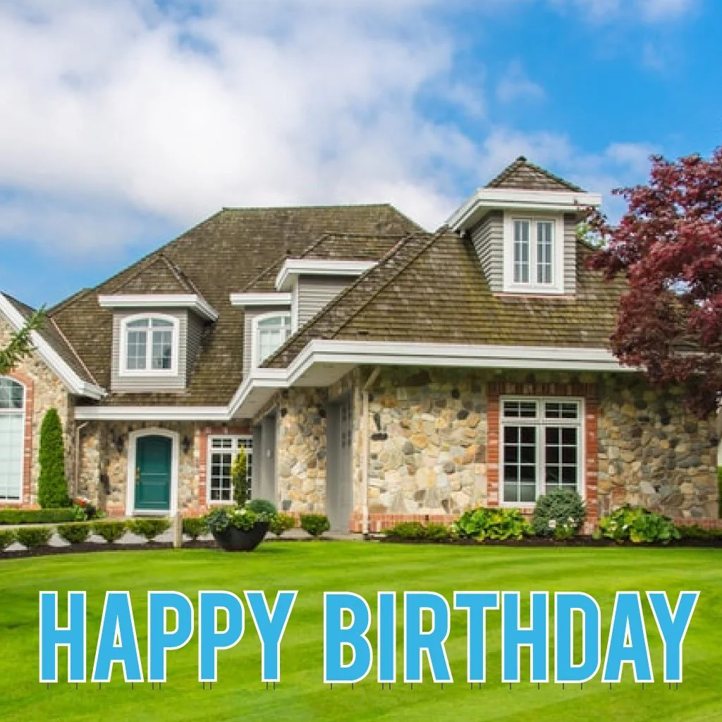 22.75" Bebas Solid Color Happy Birthday Yard Letters - 13 pc set - Image 13