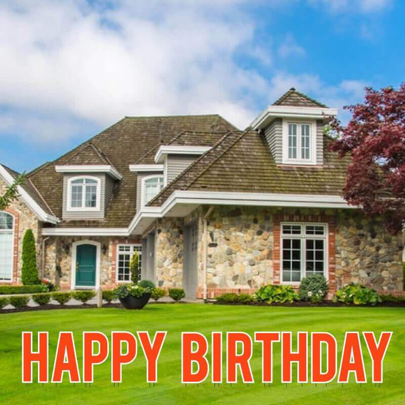 22.75" Bebas Solid Color Happy Birthday Yard Letters - 13 pc set - Image 5