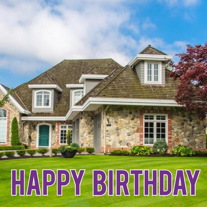 22.75" Bebas Solid Color Happy Birthday Yard Letters - 13 pc set - Image 9