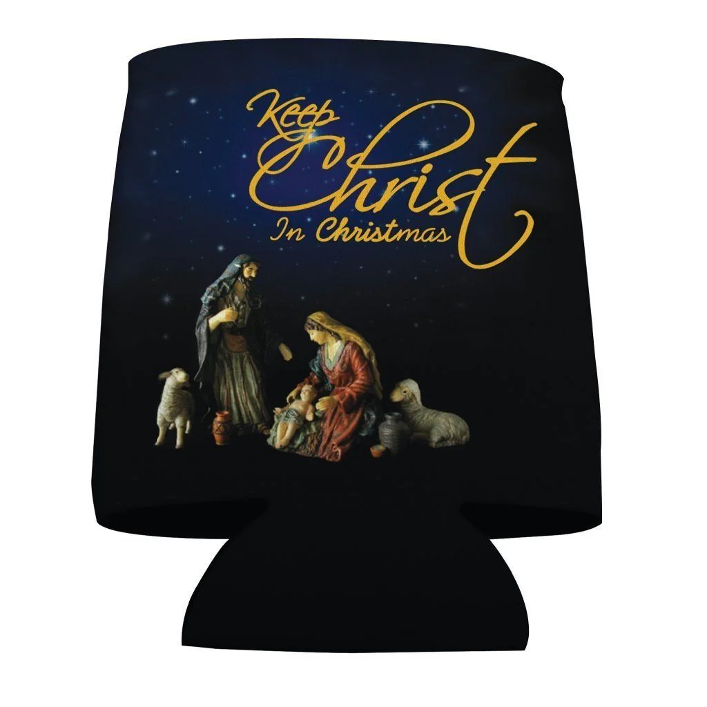 Religious Christmas Can Cooler Set - Image 6