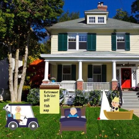Retirement To Do Yard Decoration