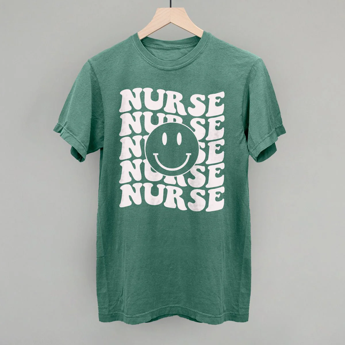 Retro Nurse Smiley (Repeated) - Image 4