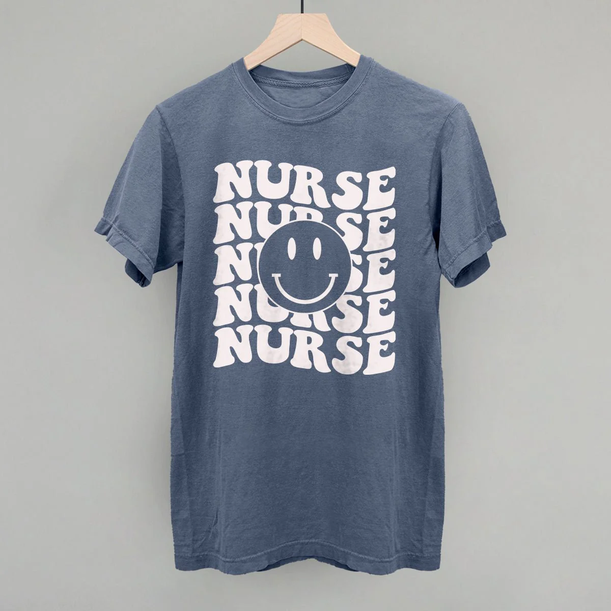 Retro Nurse Smiley (Repeated) - Image 5