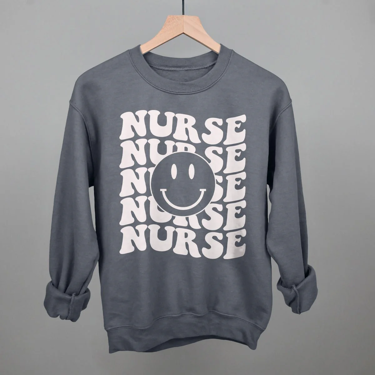 Retro Nurse Smiley (Repeated) - Image 8