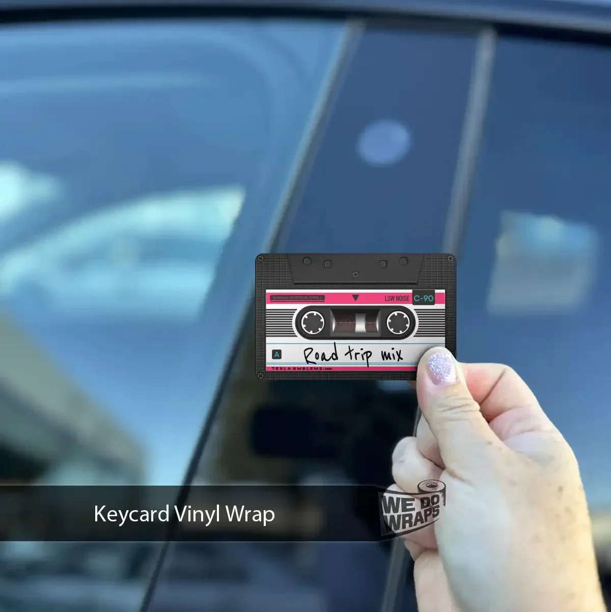 Road Trip Mixtape Keycard Decal - Image 2
