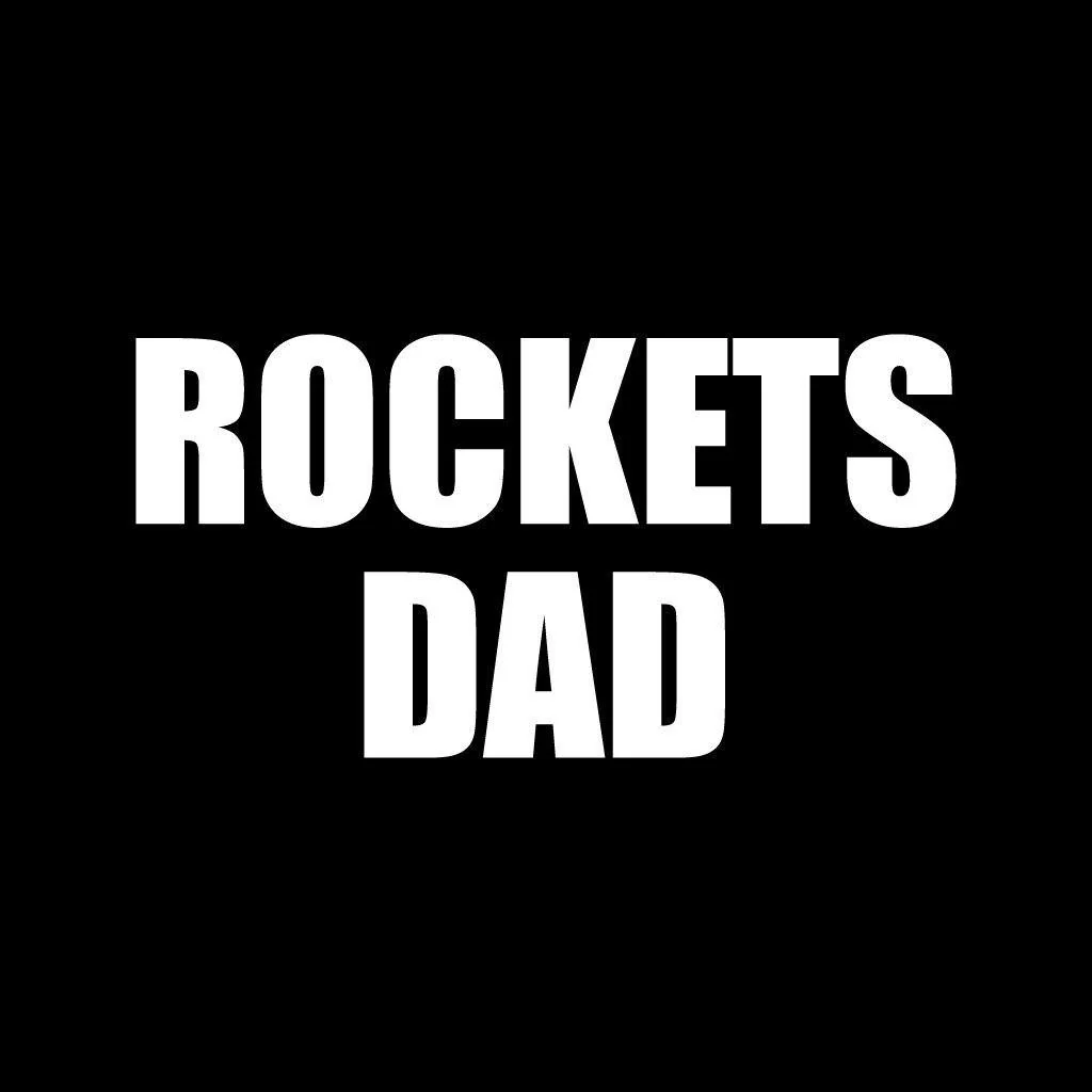 Rockets Dad Black Folding Camping Chair - Image 2