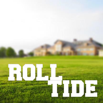 Roll Tide Yard Letters