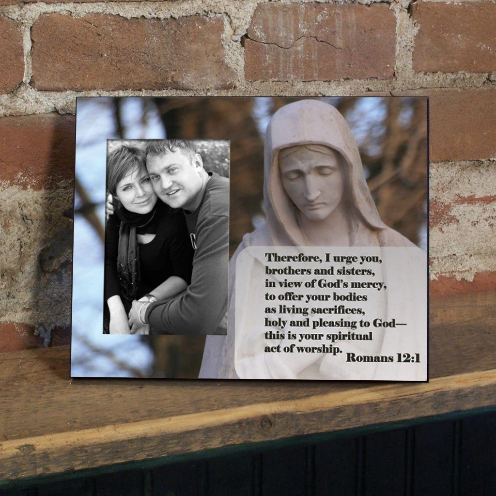 Romans 12:1 Decorative Picture Frame