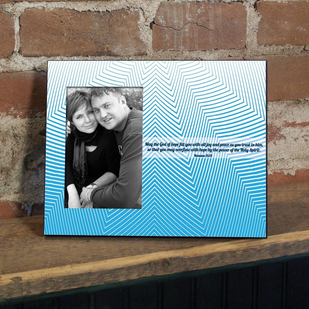 Romans 15:13 Decorative Picture Frame