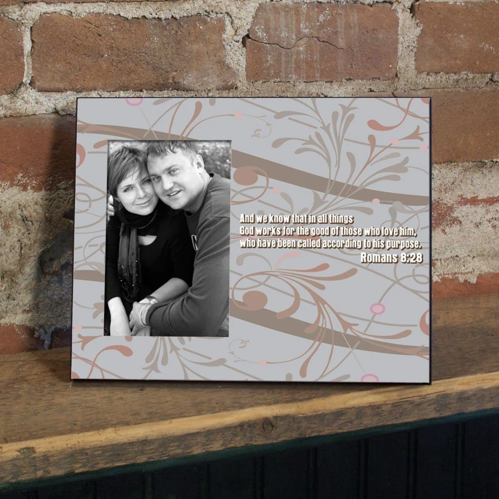 Romans 8:28 Decorative Picture Frame
