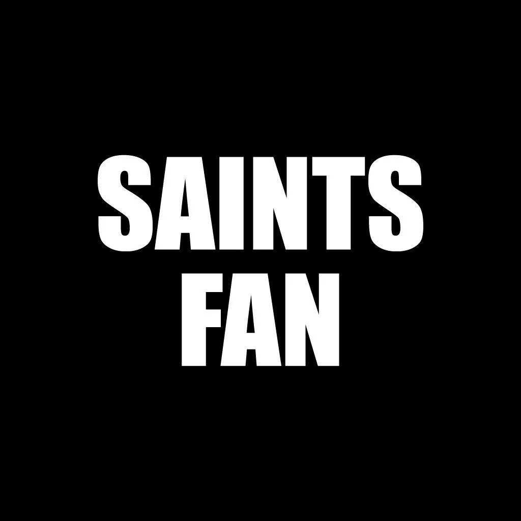 Saints Fan Black Folding Camping Chair - Image 2