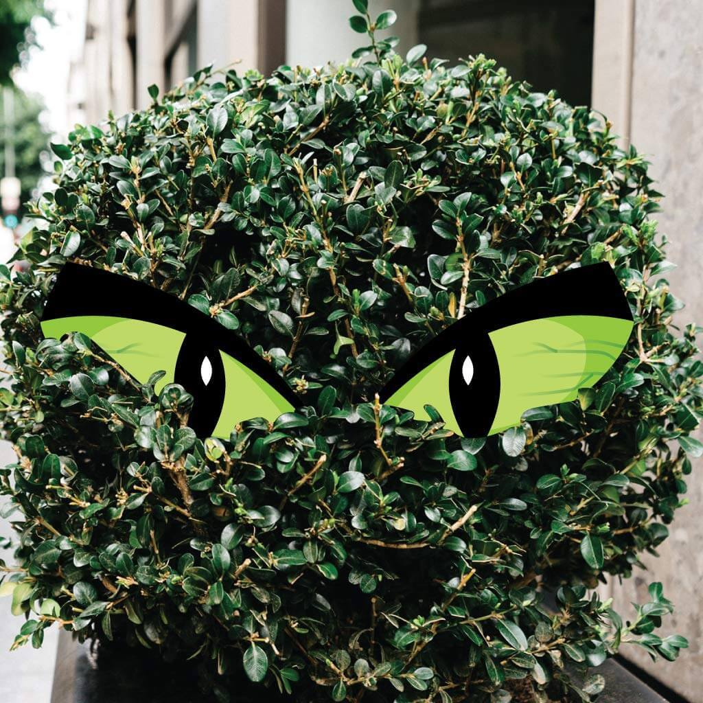 Scary Eyes Halloween Yard Decorations - 12 piece set - Image 5
