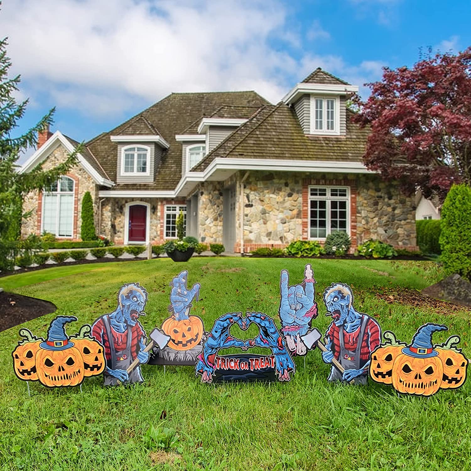 Scary Zombie Yard Signs