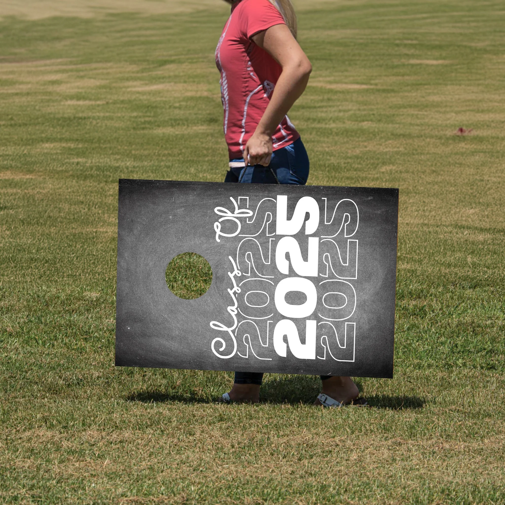 Seniors 2025 Cornhole Yard Game - Image 2