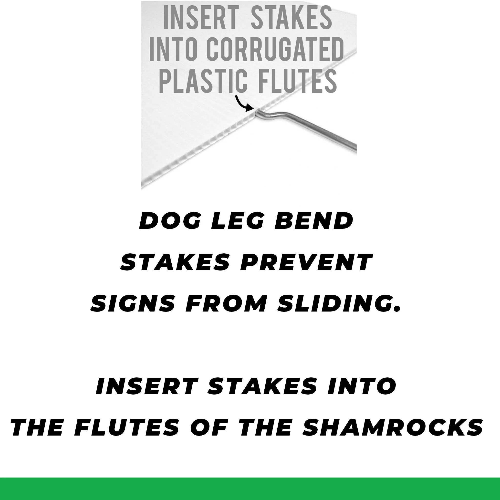 St. Patrick's Day Yard Decorations – 12 Shamrock Pathway Markers - Image 3