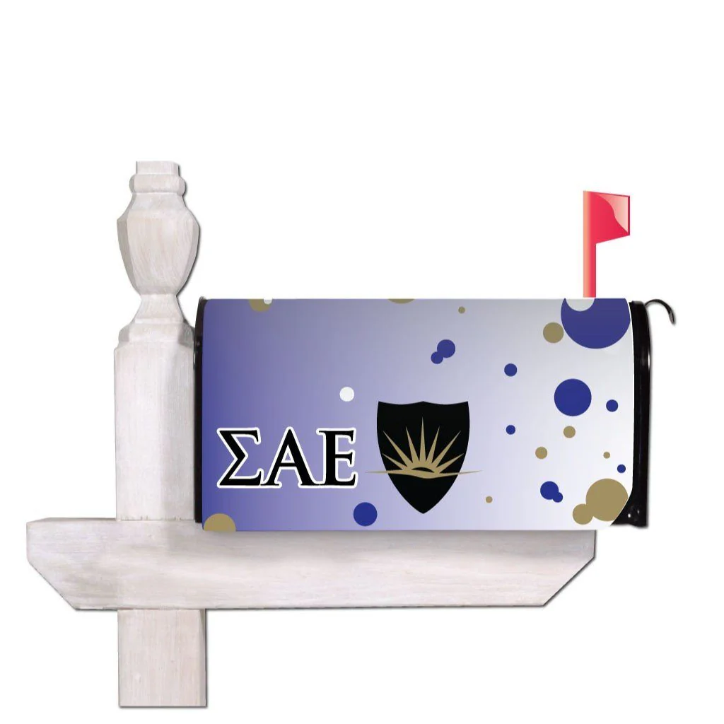 Sigma Alpha Epsilon Dotted Magnetic Mailbox Cover