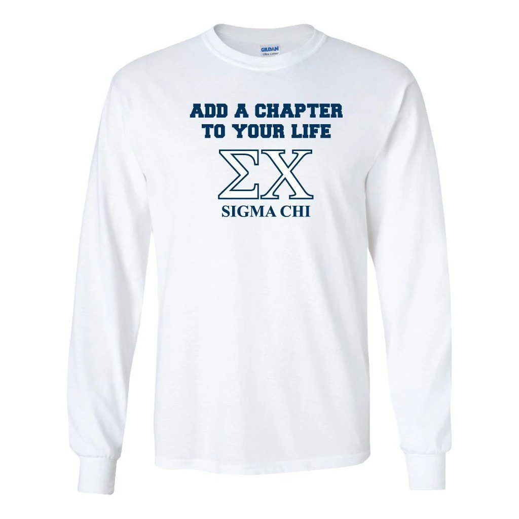 Sigma Chi Add a Chapter Long Sleeve T-shirt