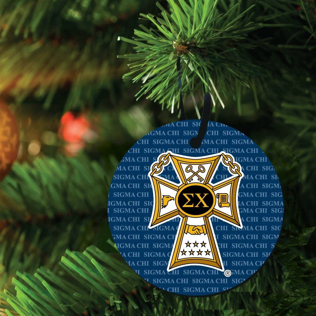 Sigma Chi Ornament Set of 3 Shapes - Image 2