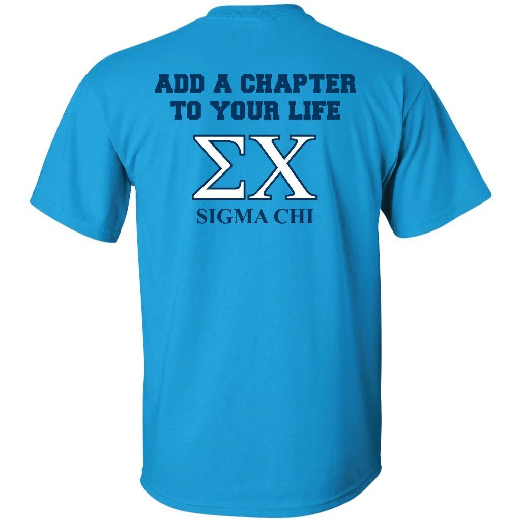 Sigma Chi Add a Chapter Sapphire Blue T-Shirt