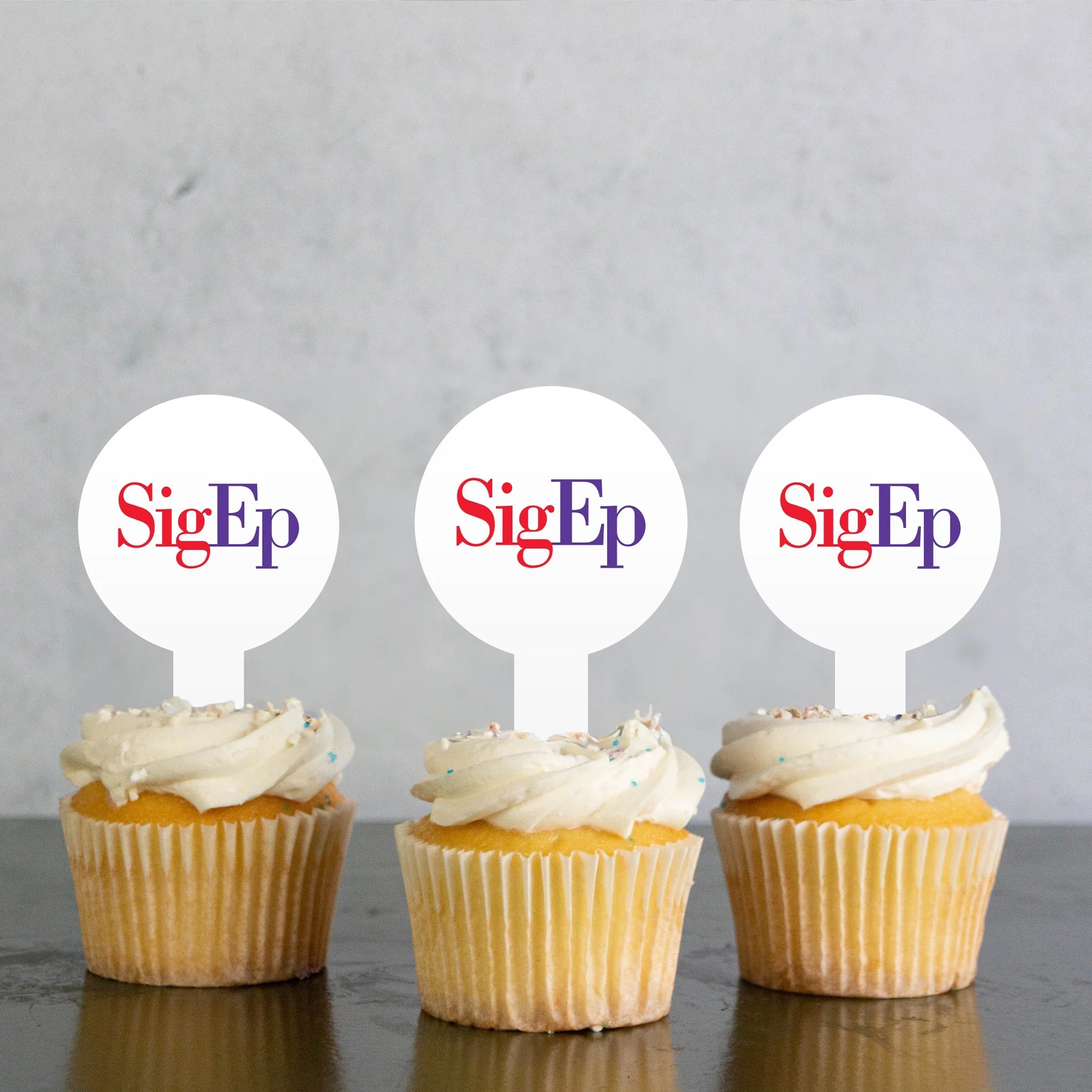 Sigma Phi Epsilon Cupcake Toppers - Image 3