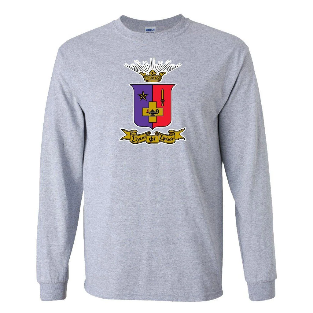 Sigma Phi Epsilon Long Sleeve T-shirt Coat of Arms - Image 2