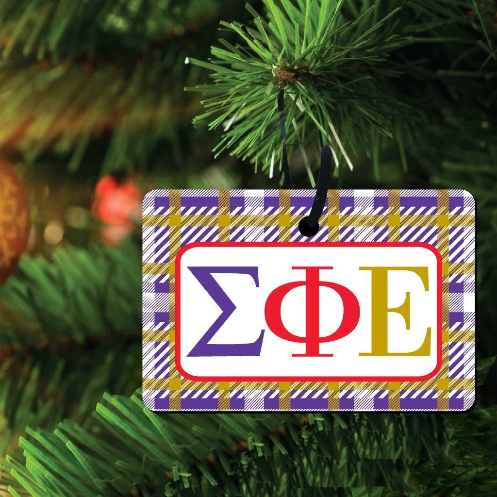 Sigma Phi Epsilon Ornament Set of 3 Shapes - Image 4