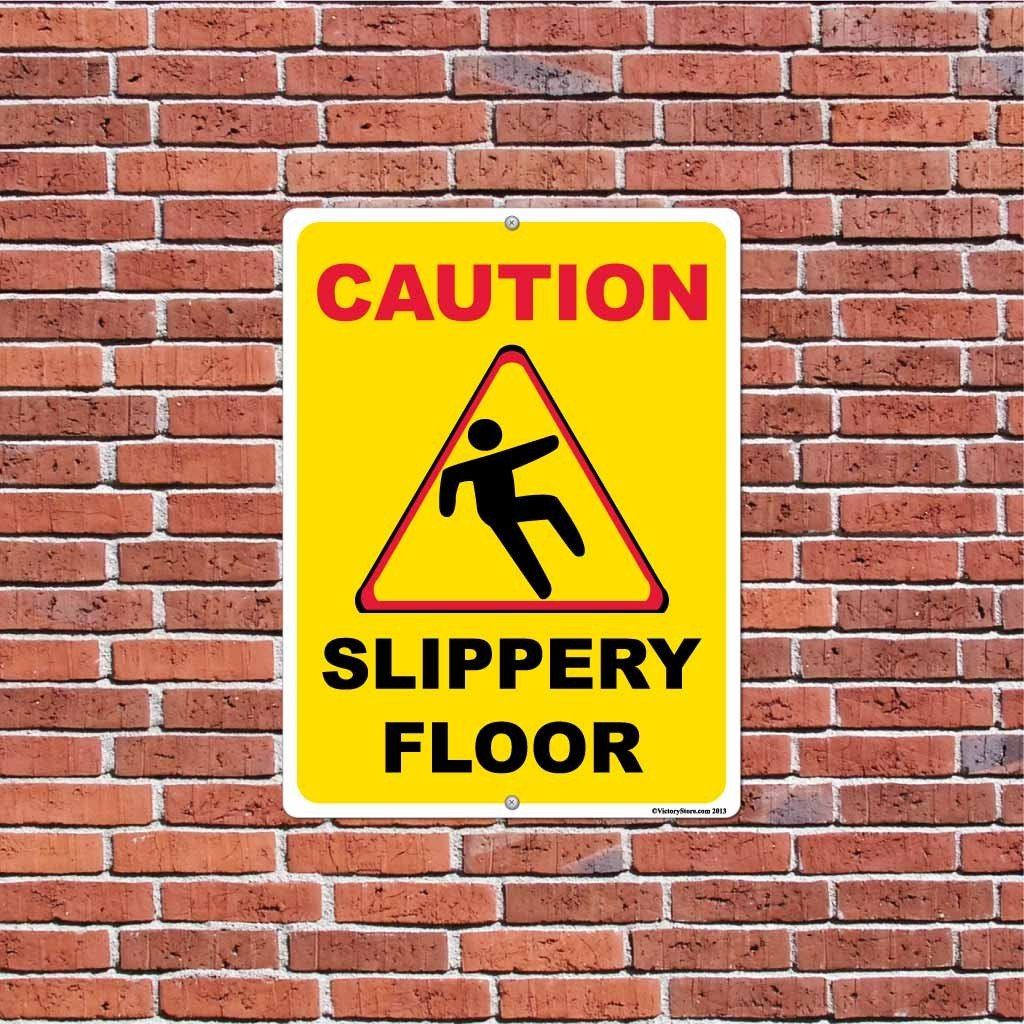 Slippery Floor Sign or Sticker