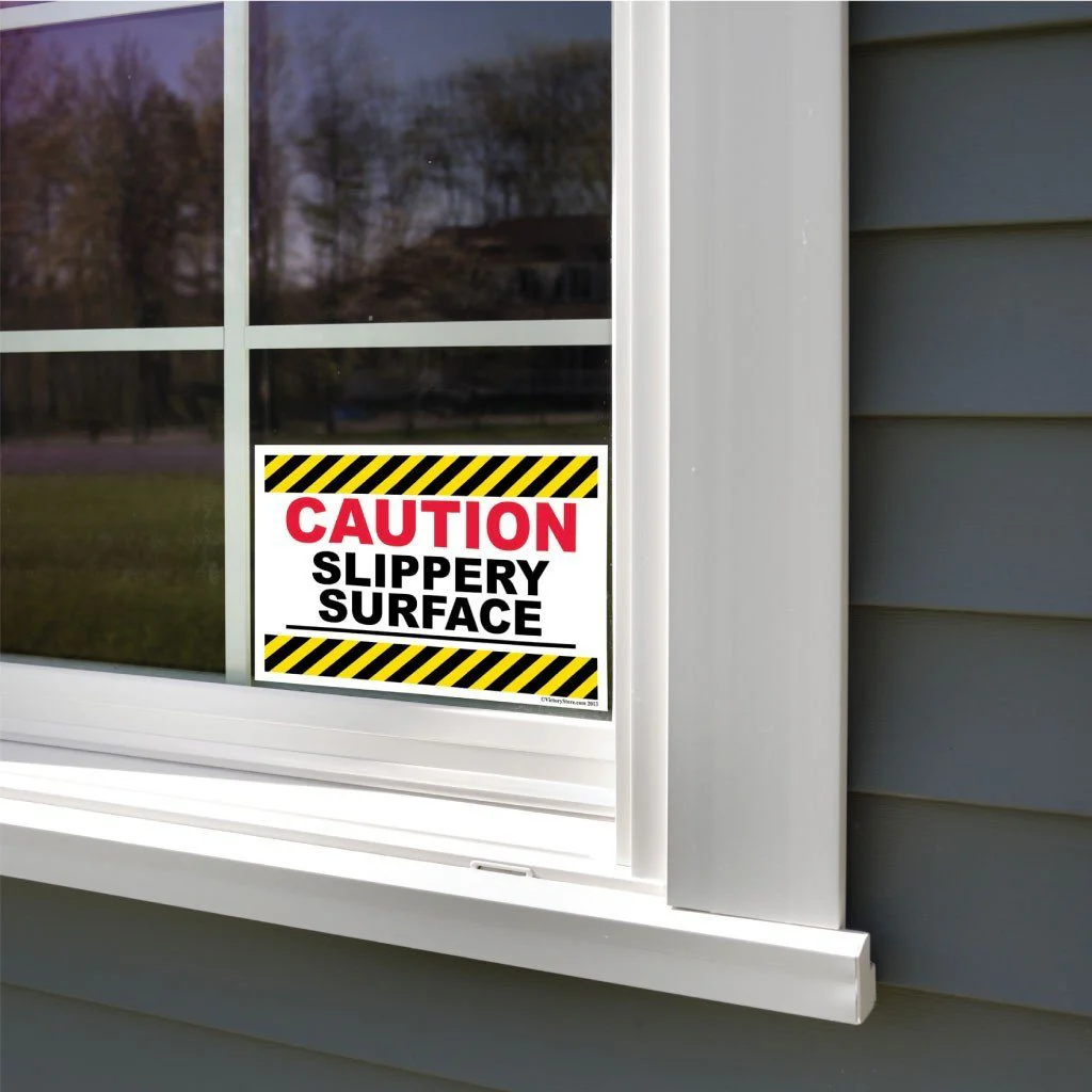 Slippery Floor Sign or Sticker - Image 10