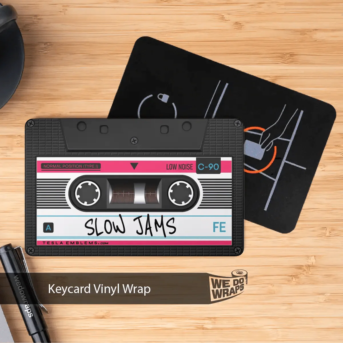 Slow Jams Mixtape Keycard Decal