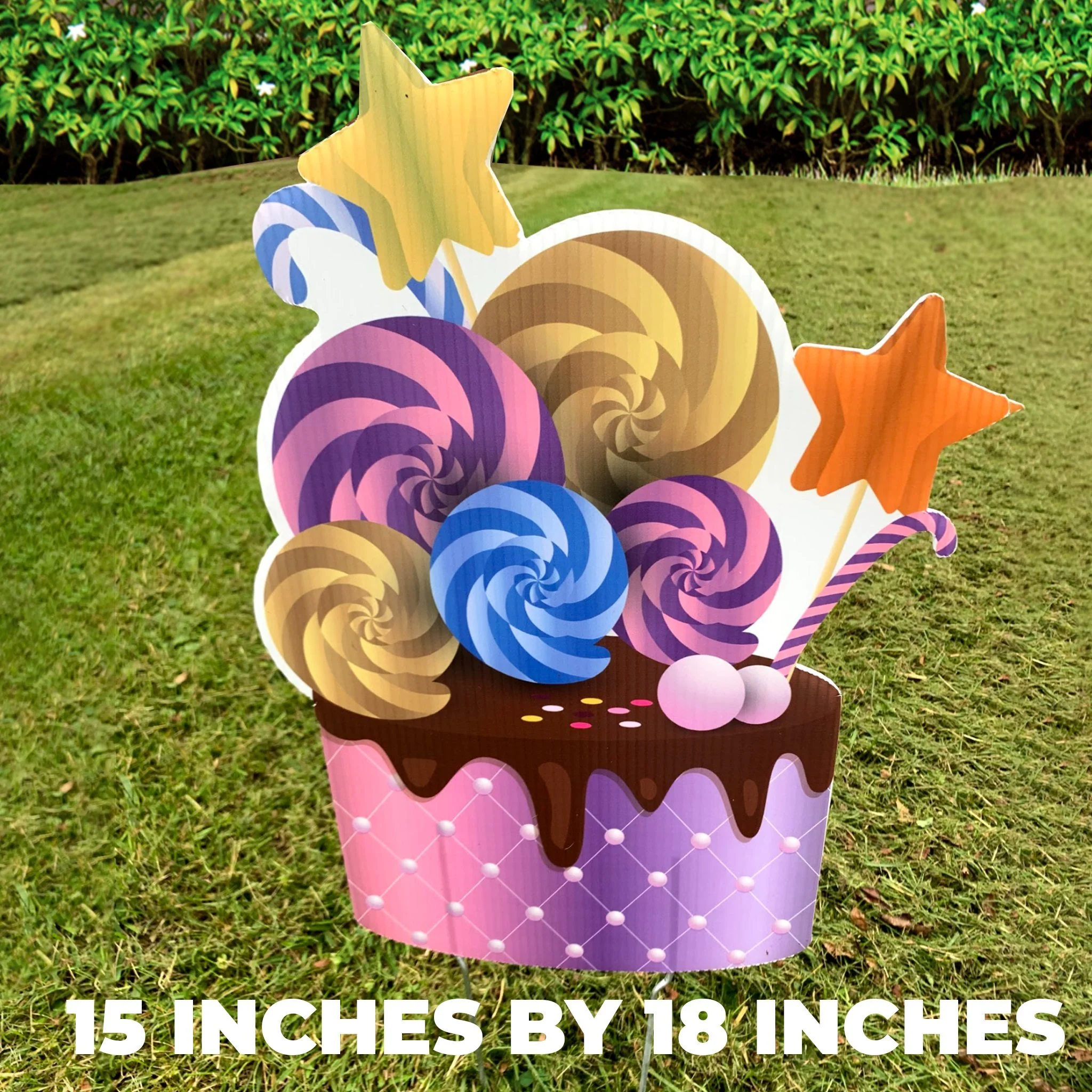 Small Happy Birthday Yard Card 22 Pc Set - Image 7