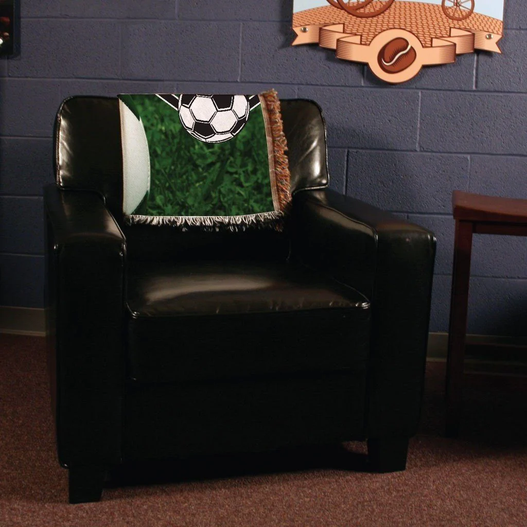 Soccer Dad Woven Blanket - Image 2