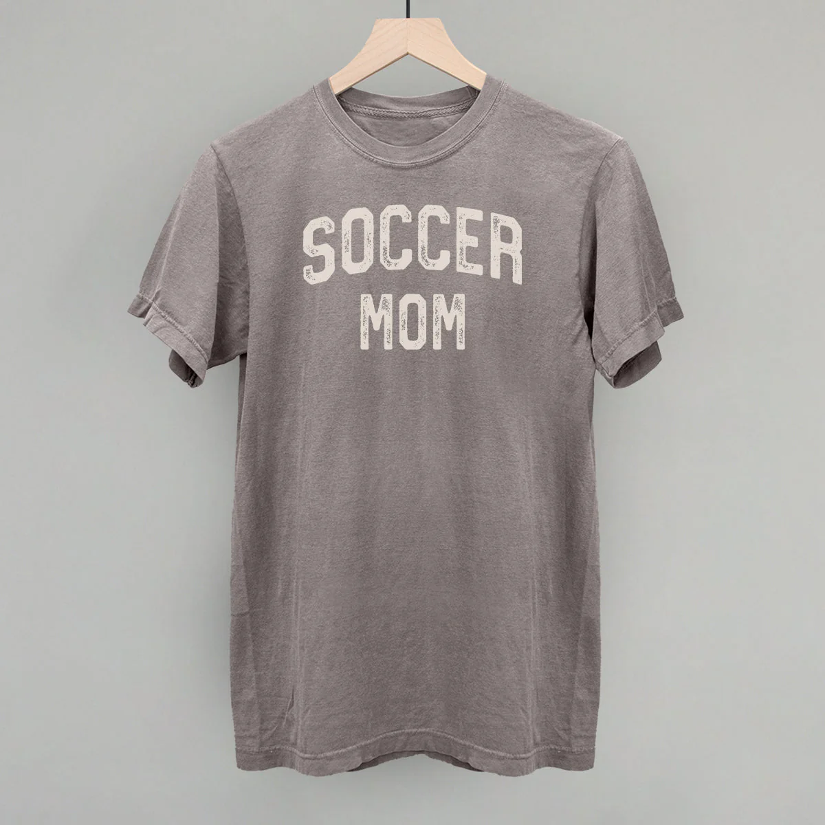 Soccer Mom Collegiate Distressed T-shirt - Image 4