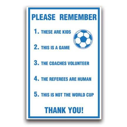 Soccer Spectator Sportsmanship 2-Pack Yard Signs - Image 2