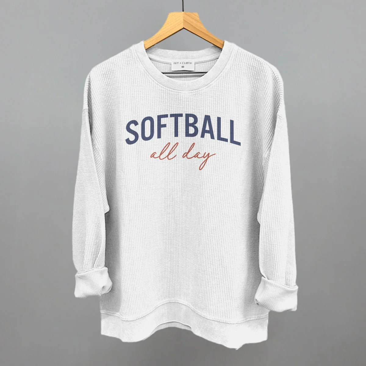 Softball All Day (Script) T-Shirt - Image 32