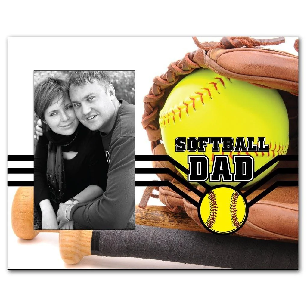 Softball Dad Picture Frame